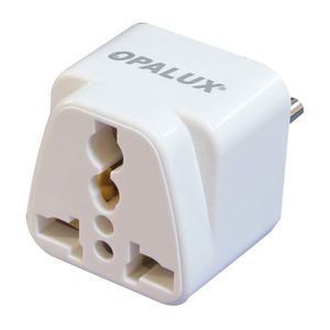 Adaptador de corriente Opalux OP-603-L toma multiple, enchufe 3 en línea 10A, 250V AC