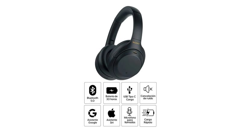 Audífonos con cancelación de ruido Sony WH-1000XM4 micrófono