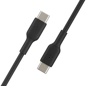 Cable USB Tipo-C a Tipo-C Belkin, TPE, 1m, negro