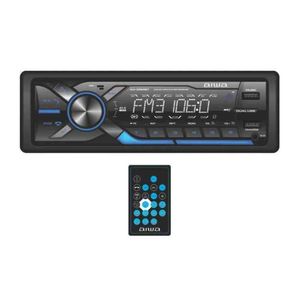 Autoradio Aiwa AW-3269BT 50W X 4, 1DIN, , radio FM/BT/USB x 2/SD/APP, luces 7 colores