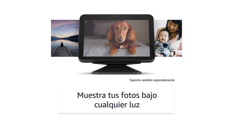 Ripley -  ECHO SHOW 8 2DA GEN ALEXA PANTALLA ALTAVOZ INTELIGENTE -  NEGRO