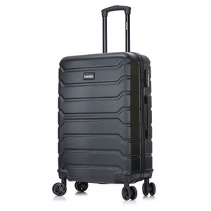 Maleta de bodega Inusa Trend 61 cm, capacidad máx. 15 kg, 4 ruedas, cerradura de combinación, negro