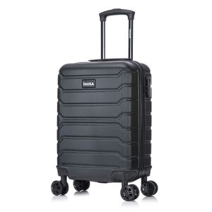 Maleta cabinera Inusa Trend 51 cm, capacidad máx. 10 kg, 4 ruedas, cerradura de combinación, negro