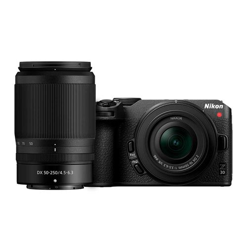 Cámara Mirrorless Nikon Z30 16-50mm + 50-250mm + SD 32GB