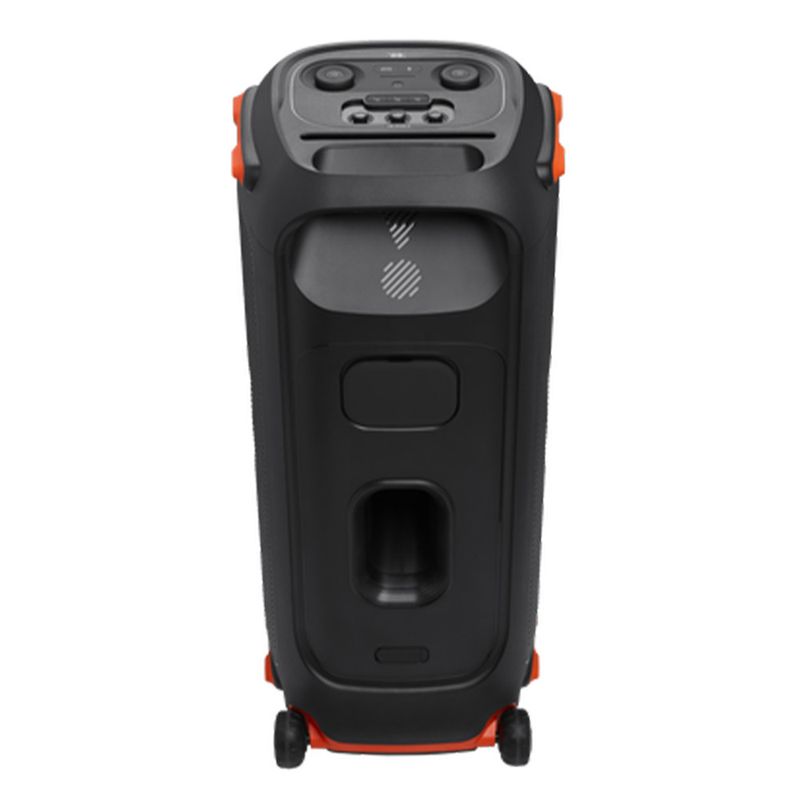 Parlante JBL PartyBox 710 bluetooth 800W RMS IPX4, ángulo dorsal