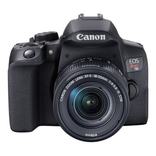 Cámara Canon EOS Rebel T8i 24MP +  Lente EF-S 18-55mm