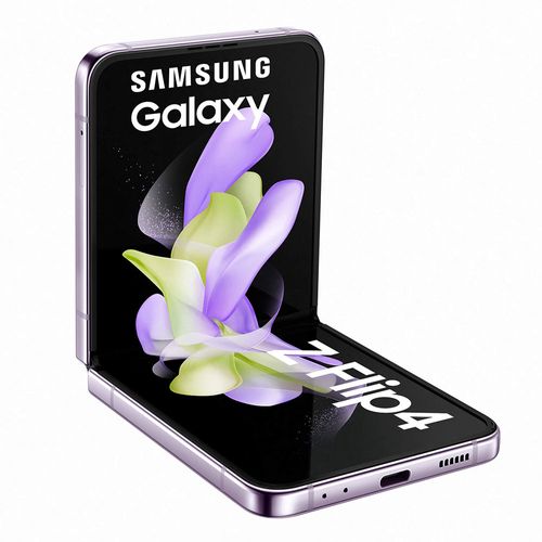 Celular Samsung Galaxy Z Flip 4 256GB, 8GB ram, cámara principal 12MP + 12MP, frontal 10MP, 6.6", Octa-Core, morado