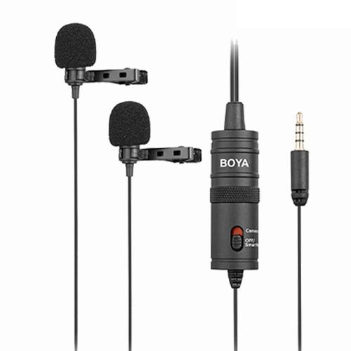 Micrófono de solapa Boya BY-M1DM 3.5 mm, cable de 4 m