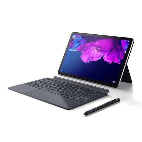 Tablet Lenovo Tab P11, 11" 128GB, 6GB ram, cámara principal 13MP, frontal 8MP, Snapdragon, gris + Keyboard Pack + Precision Pen 2