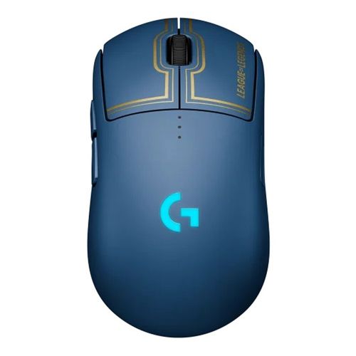 Mouse gamer inalámbrico Logitech G Pro League of Legends, usb, 16000 dpi, 6 botones, luces RGB, color azul