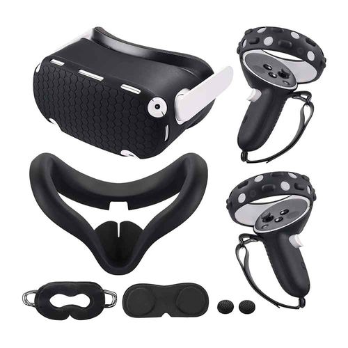 Set accesorios premiun Komakai facial de VR + carcasa + agarre controlador + cubierta de lente + fundas