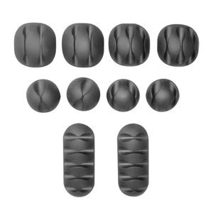 Kit de organizador de cables G Mobile 10 piezas, negro