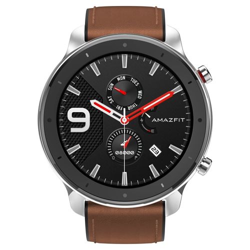 Smartwatch Amazfit GTR, resistente al agua, 1.39" Amoled, GPS, marrón