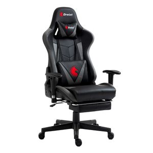 Silla Gamer Dreizt Apolo Series Pro alta calidad, máx. 150 kg, inclinación 180°, color plomo