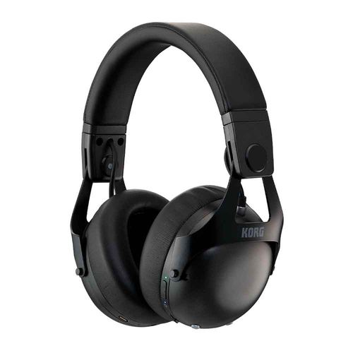 Audífonos bluetooth on ear Korg NC-Q1 máx. 36 horas, control de música y llamadas, negro