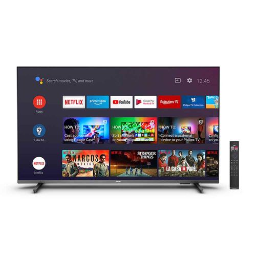 Smart TV Philips 4K 70" LED, Ultra HD, sistema android integrado, ambilight