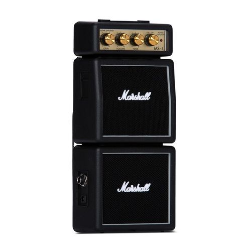 Amplificador para guitarra eléctrica Marshall MS-4-E , color negro
