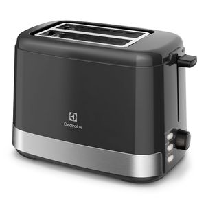 Tostadora Electrica Electrolux Efficient ETS10, 8 niveles de tostado, para 2 rebanadas, negro