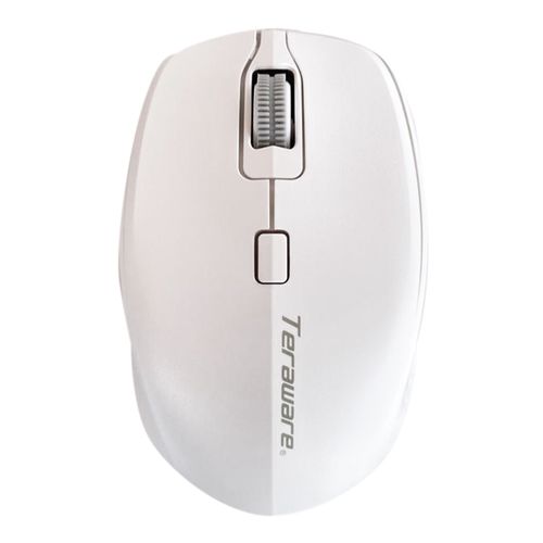 Mouse inalámbrico Teraware M31X, receptor usb, 1600 dpi, 4 botones, usa pilas, blanco