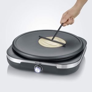 Crepera Severin XXL CM 2199, 230w, capacidad 1 crepa, negro