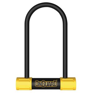 Candado en U Onguard 8013M Bulldog Medium, acero endurecido, bloqueo con llave