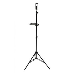 Trípode para aro de luz G Mobile MB-VTP2002, altura máx 2 metros, soporte de celular, control remoto bluetooth