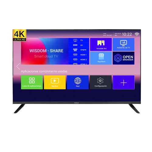 Smart TV Winia 4K 43" LED, Ultra HD, sistema android integrado, U43B900BQS