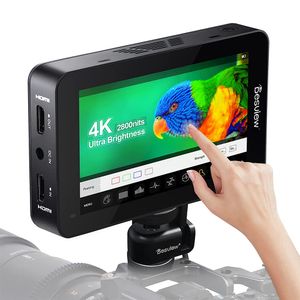 Monitor de cámara táctil Desview R6 5.5", HDMI 4K, con 3D LUT HDR, negro