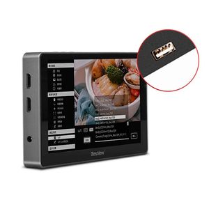 Monitor de campo de cámara Desview R7II, 7" 2600nits Full HD HDR, 3D-Luts Entrada, salida 4K, DSLR, negro