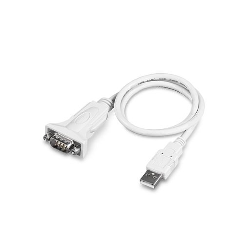 Adaptador Trendnet de USB a serial, cable 64cm, compatible con Windows/ Mac OS, blanco