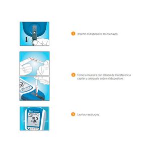 Medidor Digital de Colesterol Mission, multipruebas 3en1, uso profesional y doméstico, compacto, azul