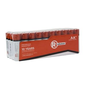 Combo Radioshack: Pilas alcalinas AA x40 + Pilas alcalinas AAA x40
