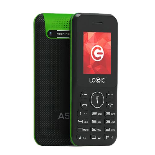 Celular Logic A5G ,cámara vga,1.77", 32 MB, dual sim, 2G, 3G, verde