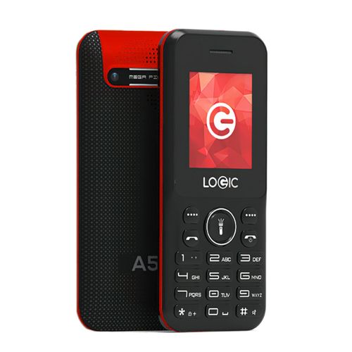 Celular Logic A5G ,cámara vga,1.77", 32 MB, dual sim, 2G, 3G, rojo