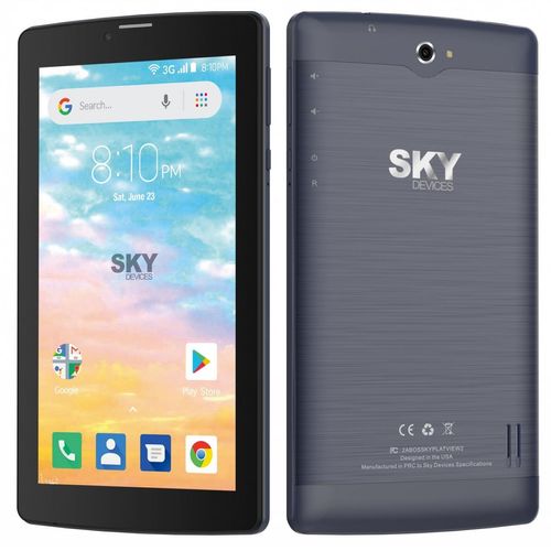Tablet Sky Devices View 2, cámara principal 5mp frontal 2mp, pantalla 7",16gb, 1gb ram, dual sim, 2g, 3g, gris oscuro