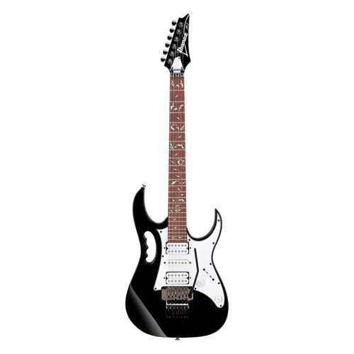 Guitarra Eléctrica Ibanez JEMJR BK, negro y blanco