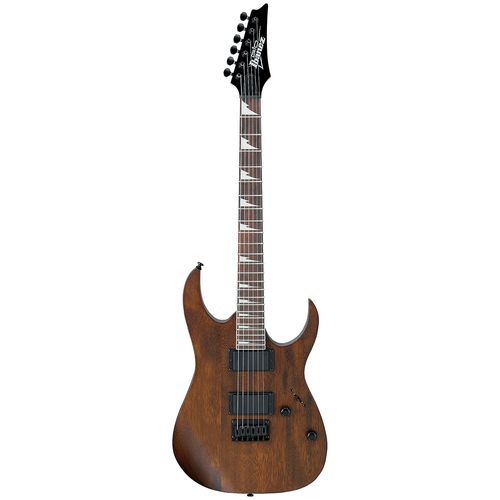 Guitarra Eléctrica Ibanez GRG121DX-WNF, diapasón de palisandro, 24 trastes, marrón