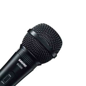 Microfono Shure SV200, cable de 4.5 metros, negro