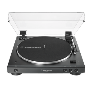 Tornamesa Audio Technica AT-LP60XBT-BK stereo de transmisión por correa, completamente automático, negro