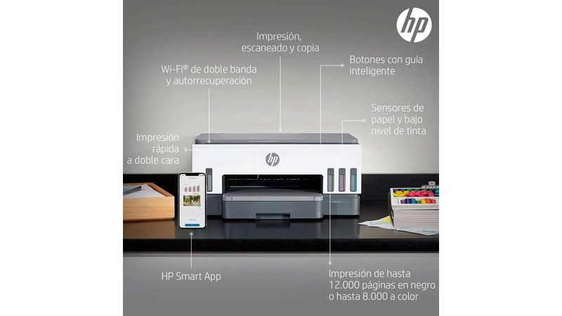 Impresora Multifuncional HP Smart Tank 720 - (6UU46A) - Tienda  Perú