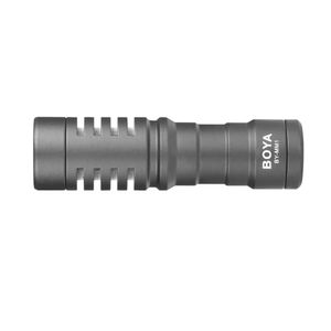 Micrófono alámbrico Boya BY-MM1 para cámara fotográfica, smartphones, grabadoras de audio y computadoras