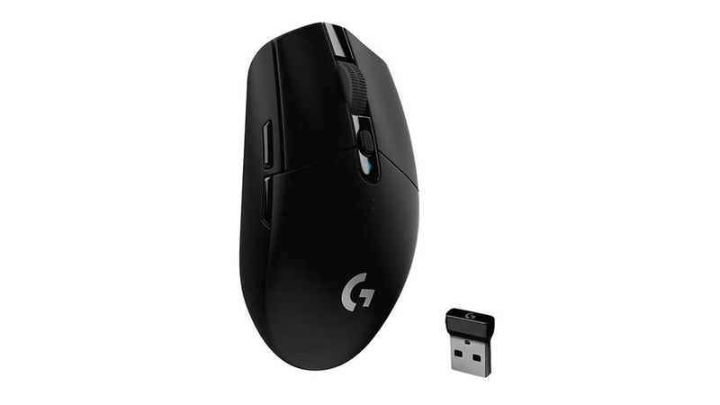 Mouse gamer Logitech G305 Lightspeed Wireless, receptor usb, 12000 dpi, 6  botones, usa pila, negro - Coolbox