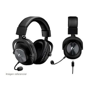 Audífonos gamer inalámbricos Logitech G Pro X Lightspeed, receptor usb, 32 ohm, sensibilidad 91.7 dB, compatible PC