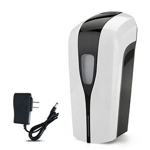Dispensador automático Asdagi Jabón líquido, Gel antibacterial 1000ml, blanco y negro