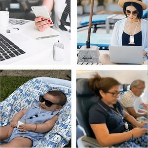 Mini Purificador de aire Personal KR720 + Ionizador Liberador iones , blanco