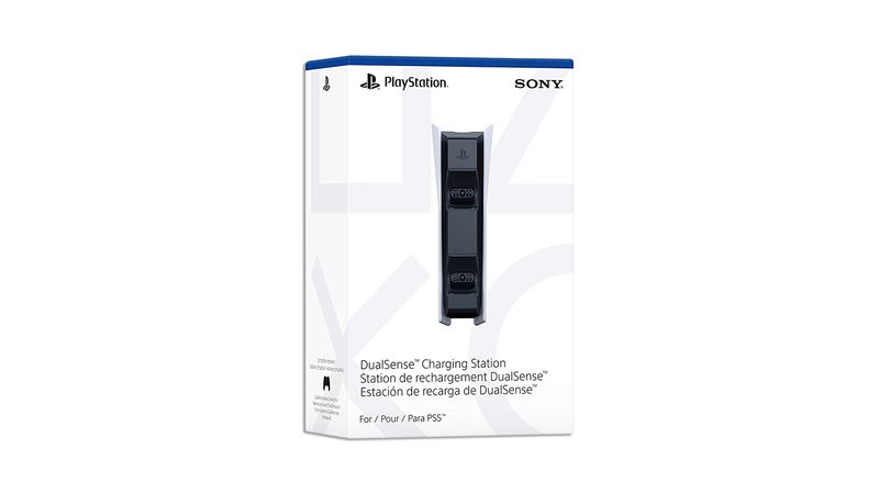 BASE VERTICAL PS5 CON CARGADOR DE DUALSENSE