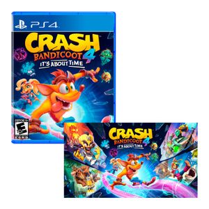 Crash Bandicoot 4 It'S About Time + Poster - Playstation 4 (PS4)