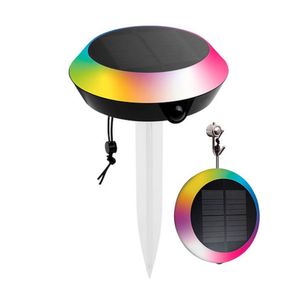 Estaca solar de jardín inteligente RGB + CCT , 110-220, 60Hz, bluetooth, multicolor