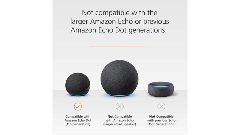 BASE DE BATERÍA ALEXA ECHO DOT DE 4. ª GENERACIÓN / 10.000 MAH