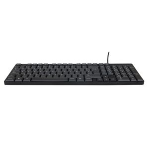 Kit alámbrico Teraware teclado y mouse, membrana, conexión usb, negro